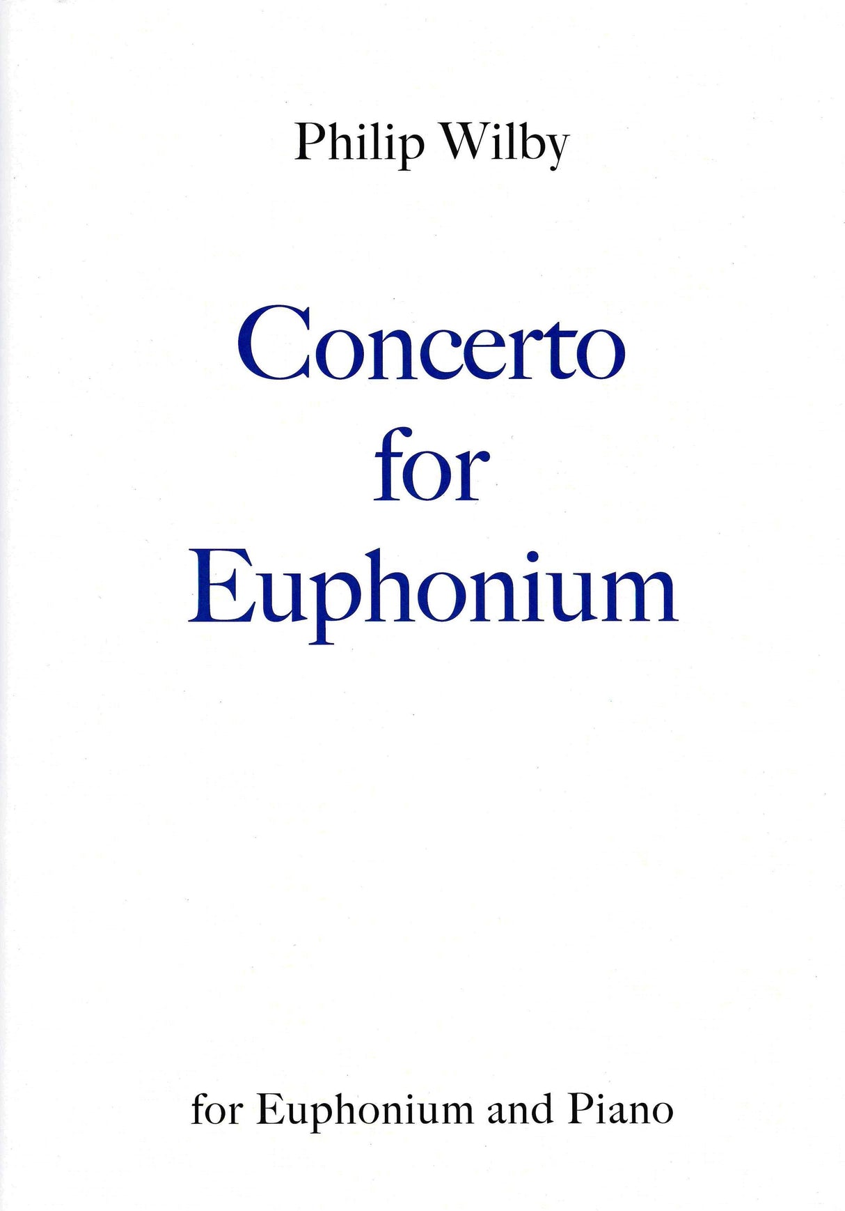 Wilby: Euphonium Concerto