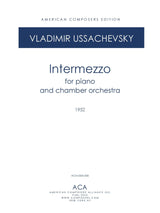 Ussachevsky: Intermezzo for Piano & Chamber Orchestra