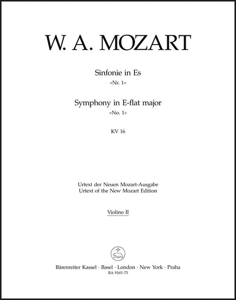 Mozart: Symphony No. 1 in E-flat Major, K. 16