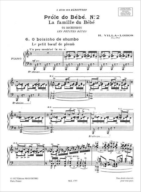 Villa-Lobos: "O Boizinho de Chumbo" from A Próle do Bébé, 2nd Series