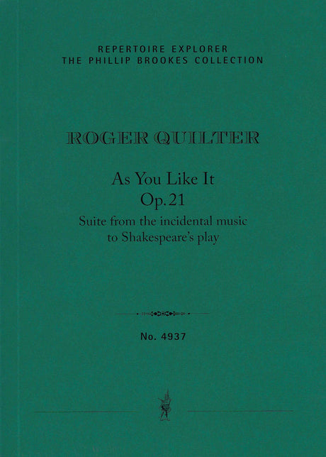 Quilter: Suite from "As You Like It", Op. 21