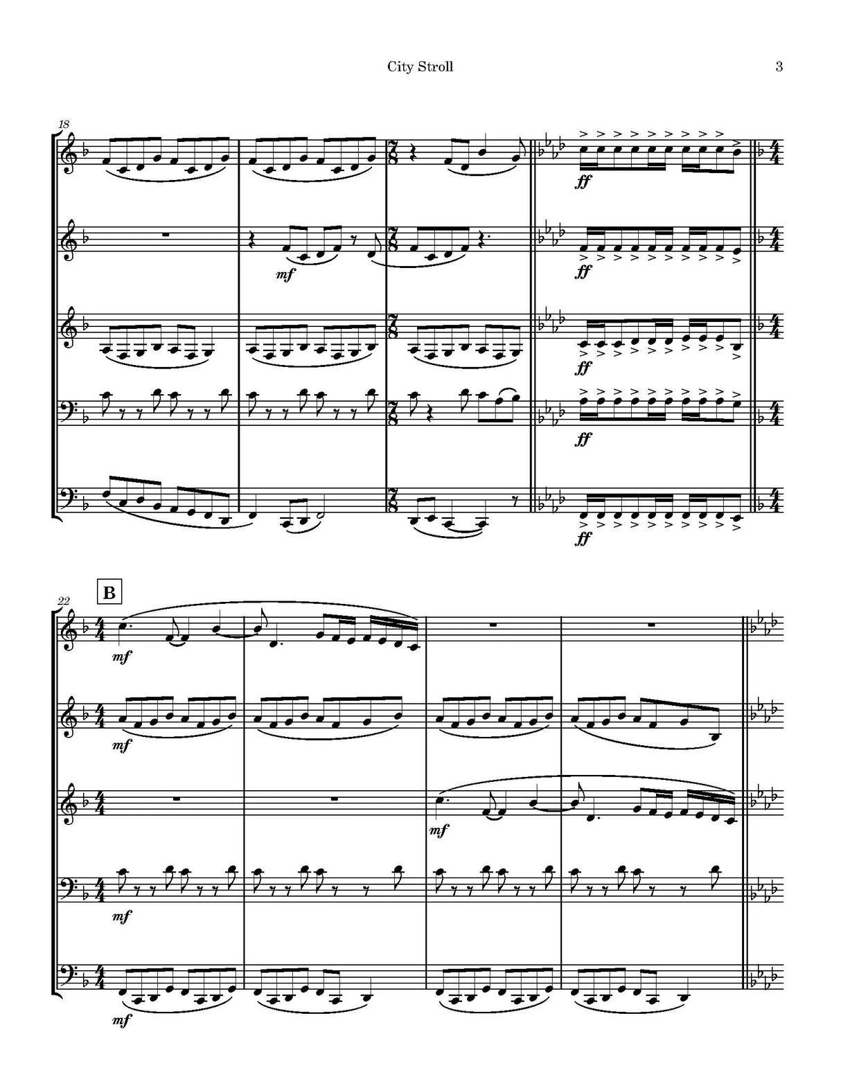 Oliverio: City Stroll