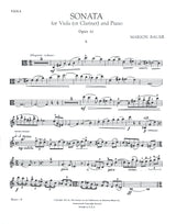 Bauer: Sonata for Viola (or Clarinet) and Piano