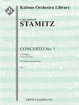 Stamitz: Viola Concerto No. 1 in D Major, Op. 1