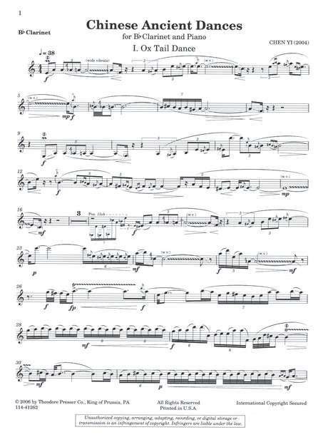 Chen Yi: Chinese Ancient Dances