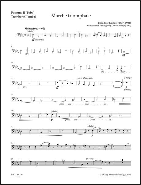 Dubois: Marche triomphale (arr. for organ & brass ensemble)