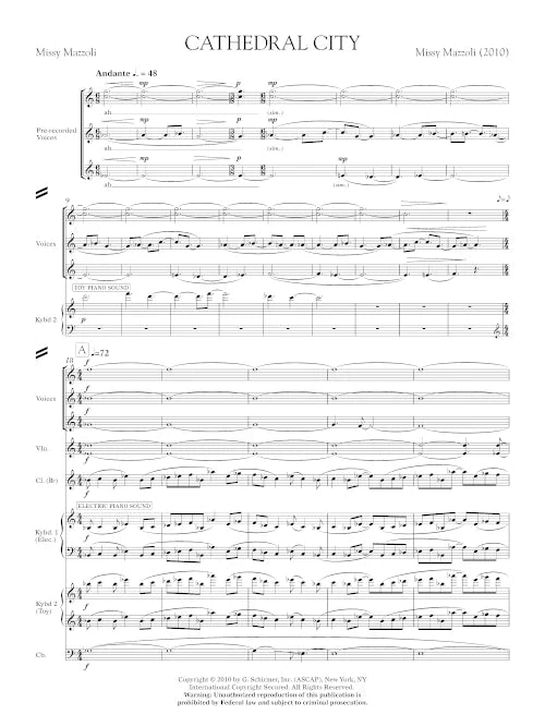 Mazzoli: Cathedral City