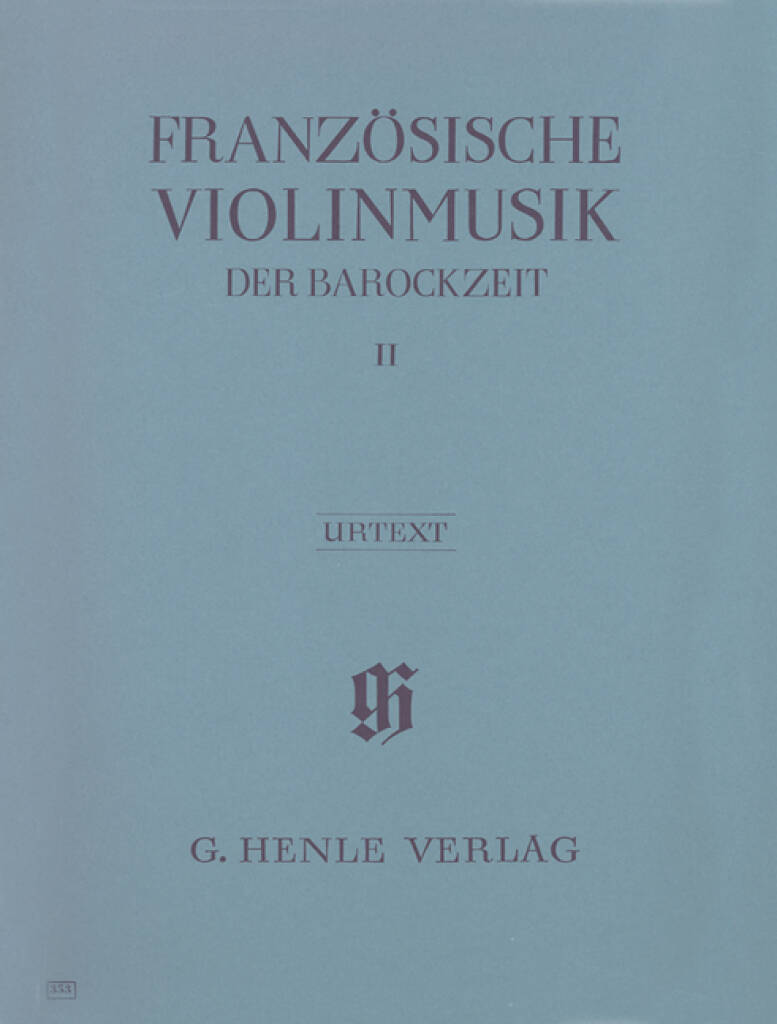 French Violin Music of the Baroque Era - Volume 2