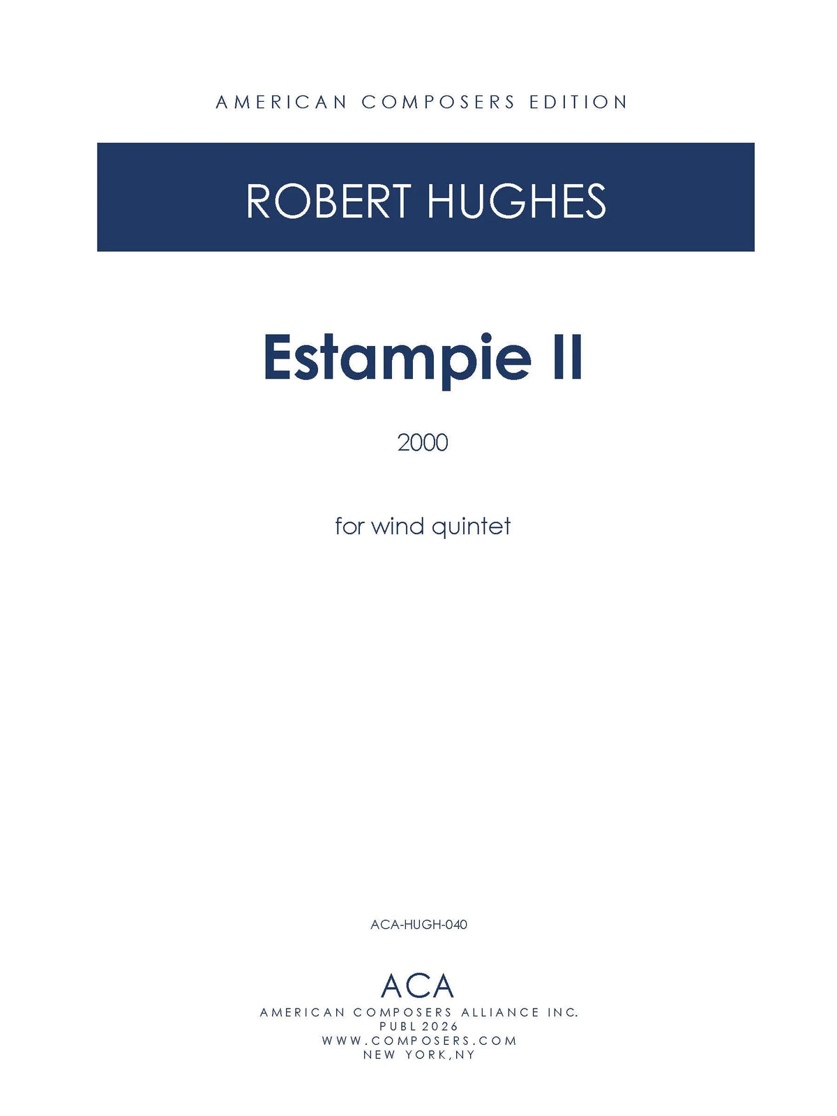 Hughes: Estampie II