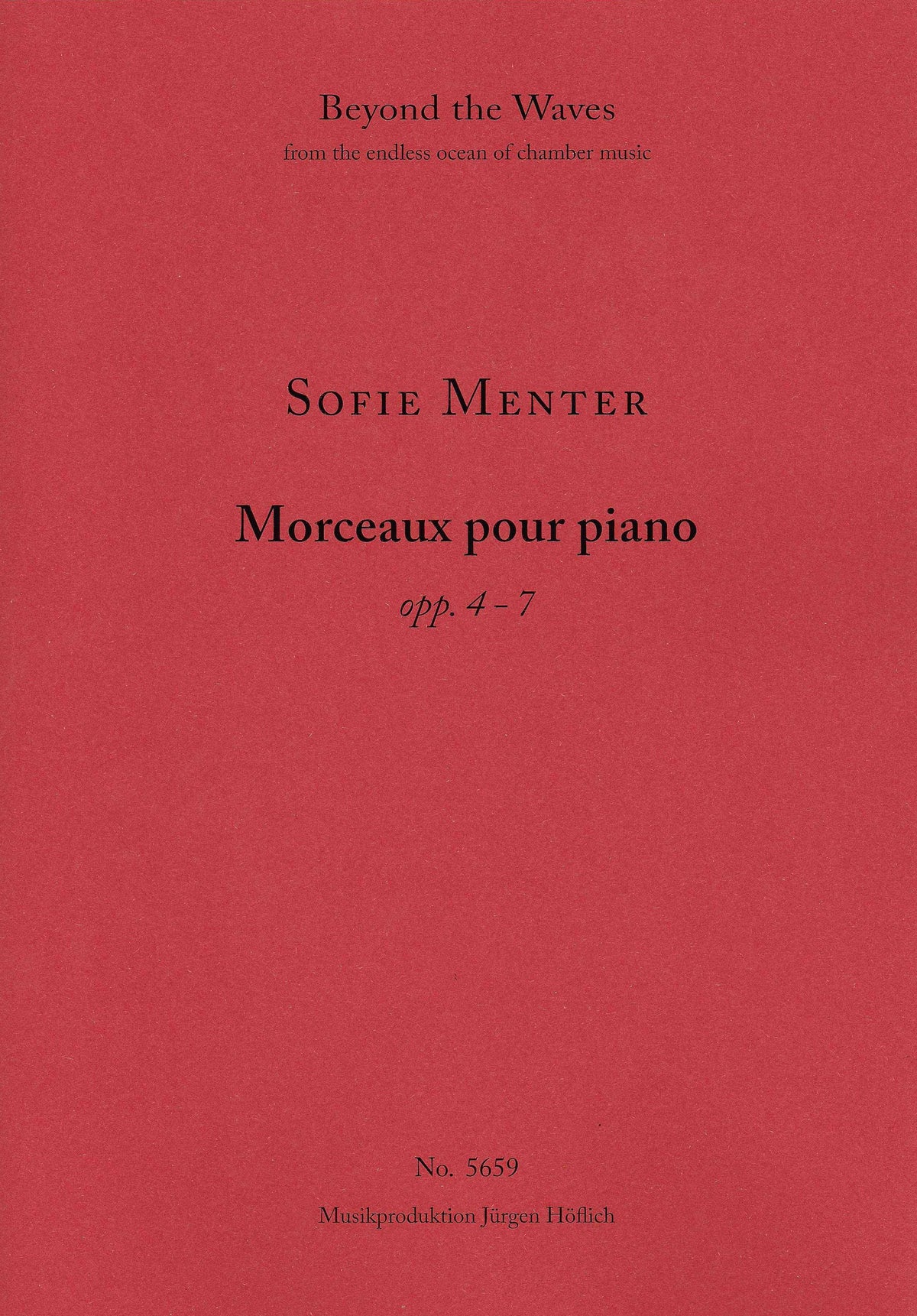 Menter: Works for Piano, Opp. 4-7