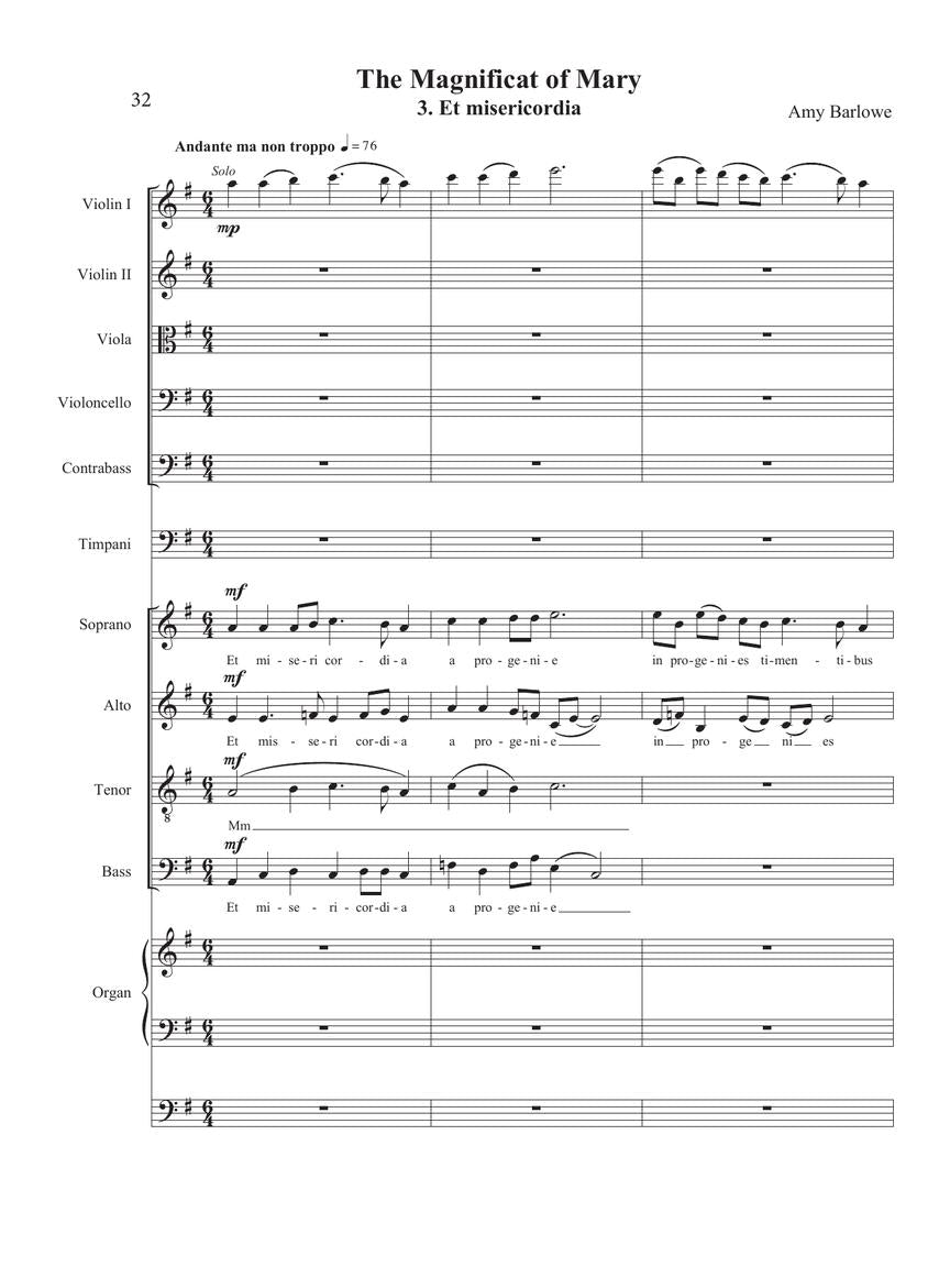 Barlowe: The Magnificat of Mary