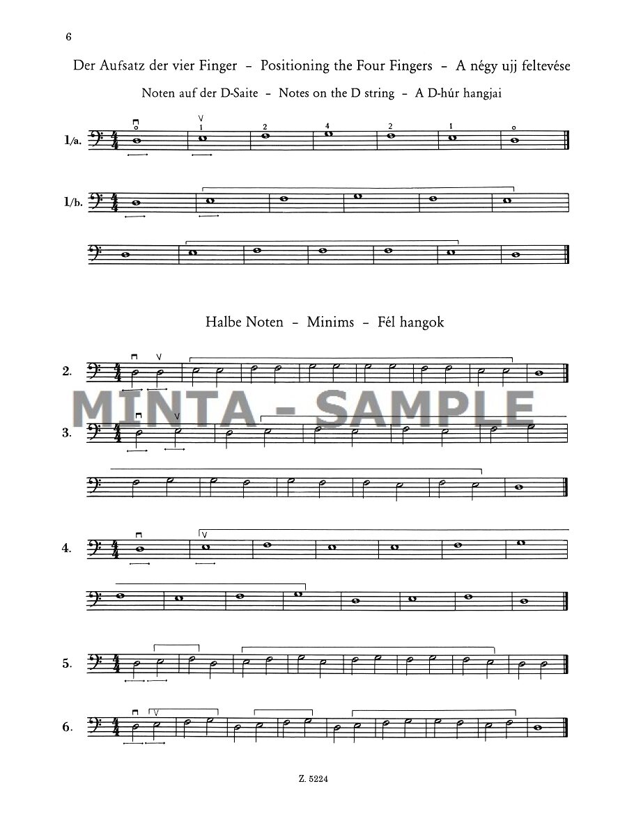 Cello Tutor - Volume 1