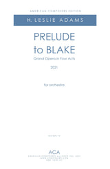 H.L. Adams: Prelude to Blake