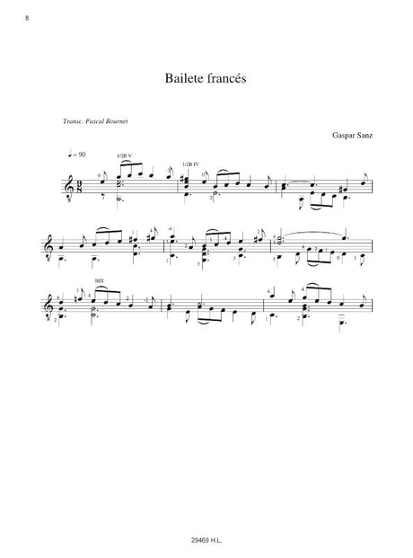 12 pièces baroques espagnoles (transc. for guitar)