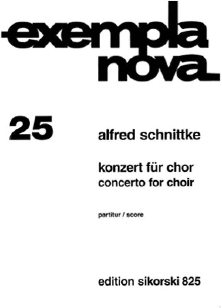 Schnittke: Concerto for Choir