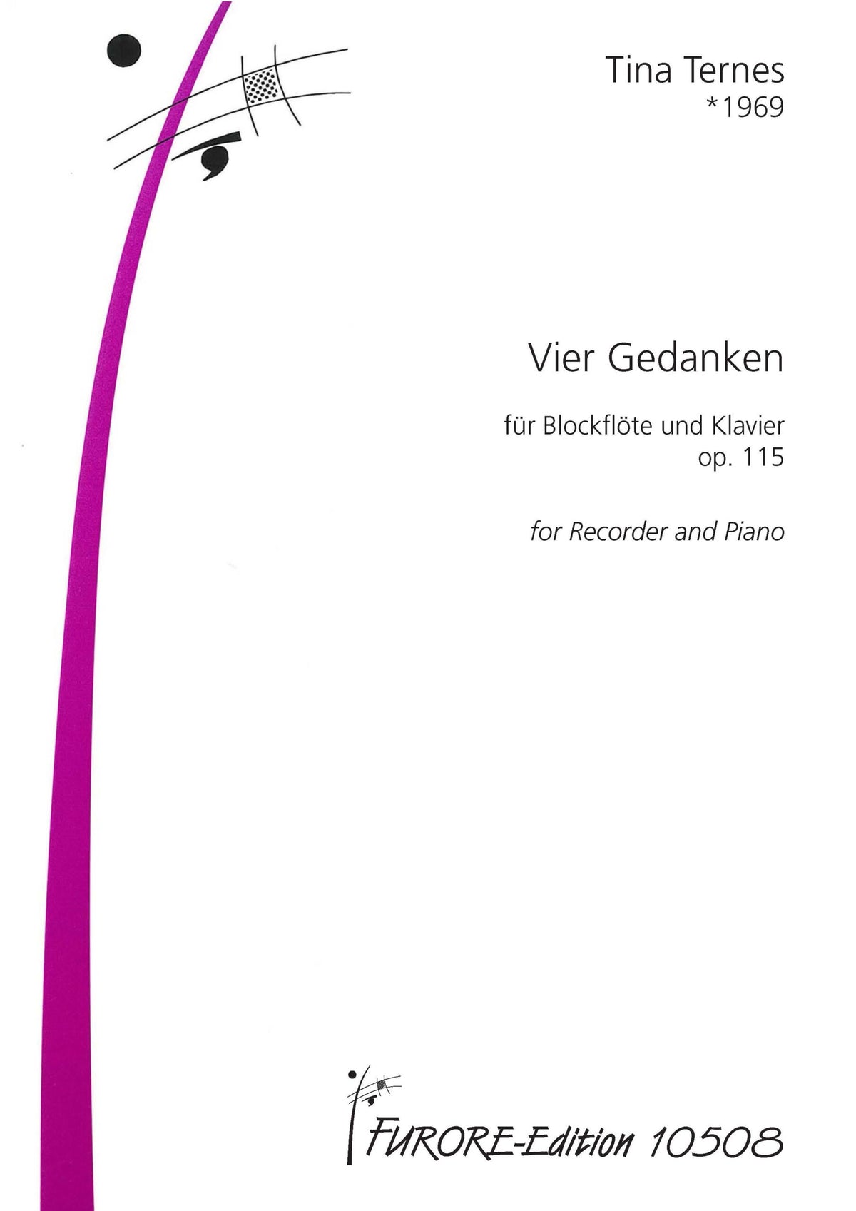 Ternes: 4 Gedanken, Op. 115