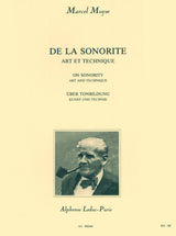 Moyse: De la Sonorité