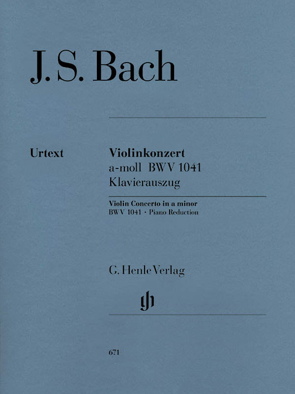 Bach: Violin Concerto in A Minor, BWV 1041 – Ficks Music