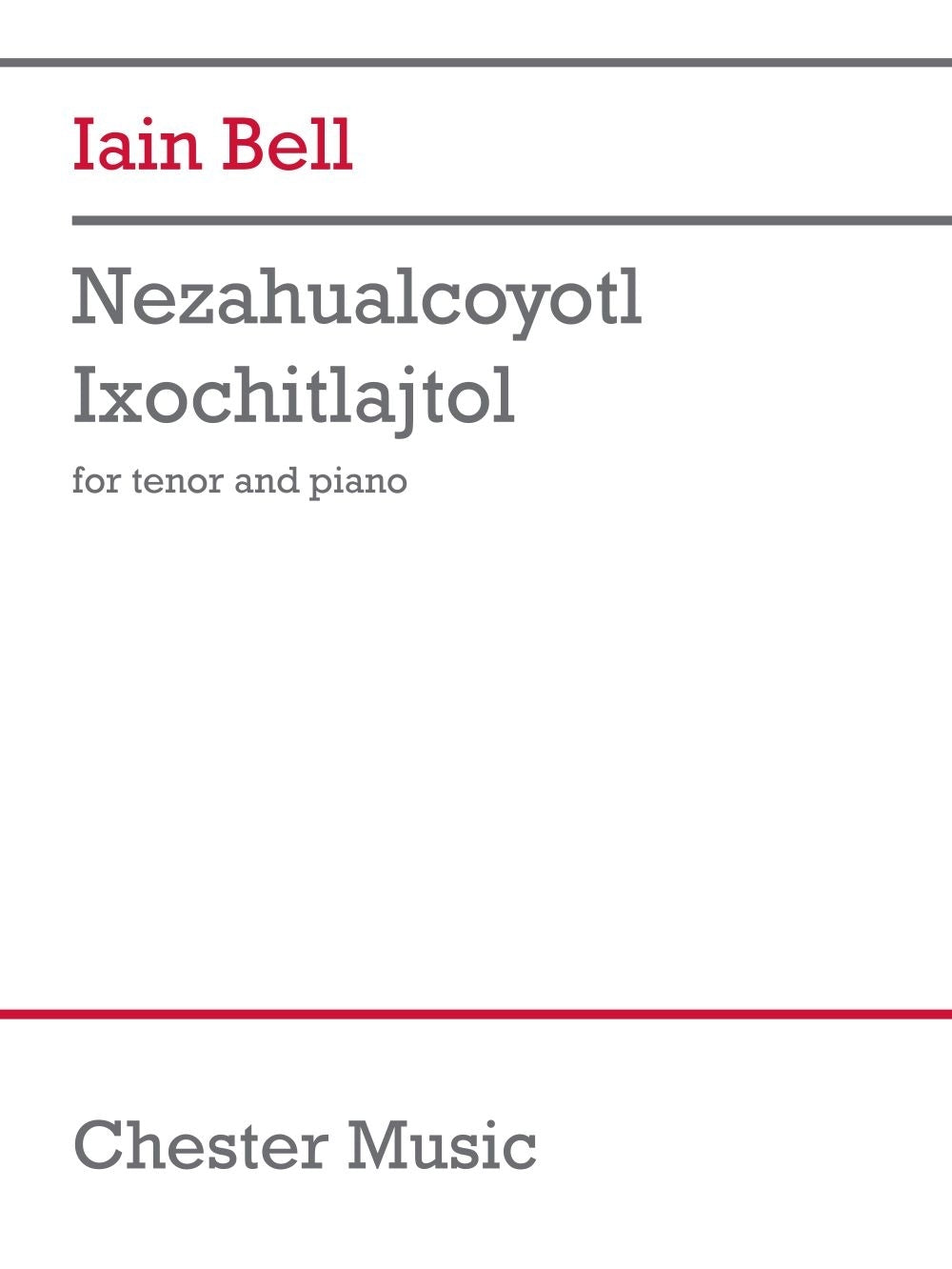 Bell: Nezahualcoyotl Ixochitlajtol