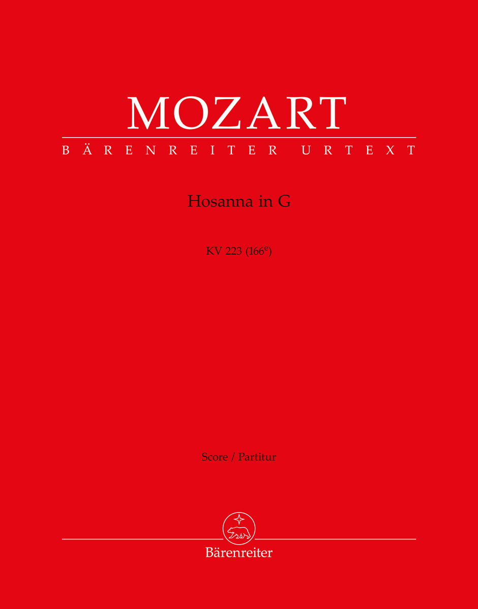 Mozart: Hosanna in G Major, K. 223 (166e)
