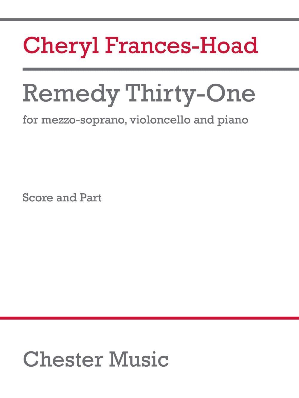 Frances-Hoad: Remedy Thirty-One