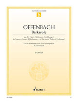 Offenbach: Barcarolle from "Tales of Hoffmann" (arr. for piano)