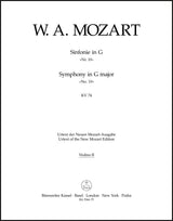 Mozart: Symphony No. 10 in G Major, K. 74