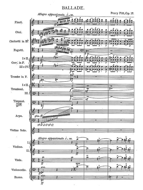 Pitt: Ballade, Op. 17