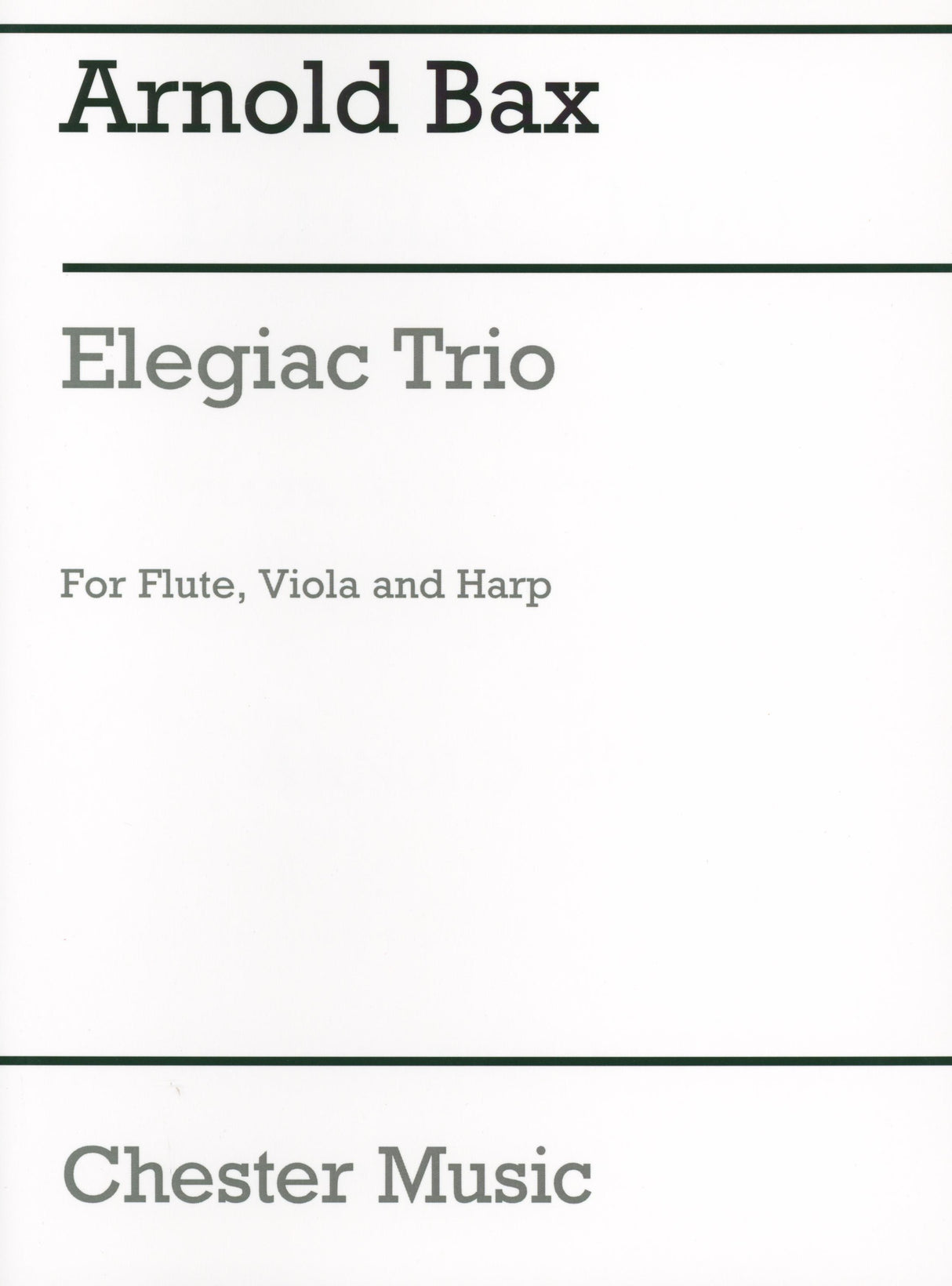 Bax: Elegiac Trio