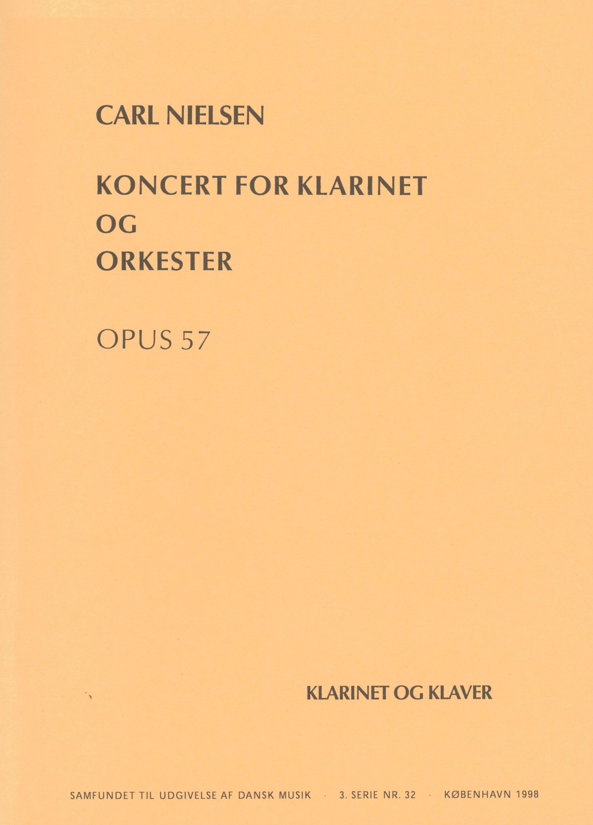 Nielsen: Clarinet Concerto, Op. 57