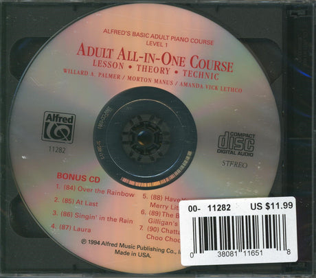 Alfred's Basic Adult All-in-One Piano Course - Level 1