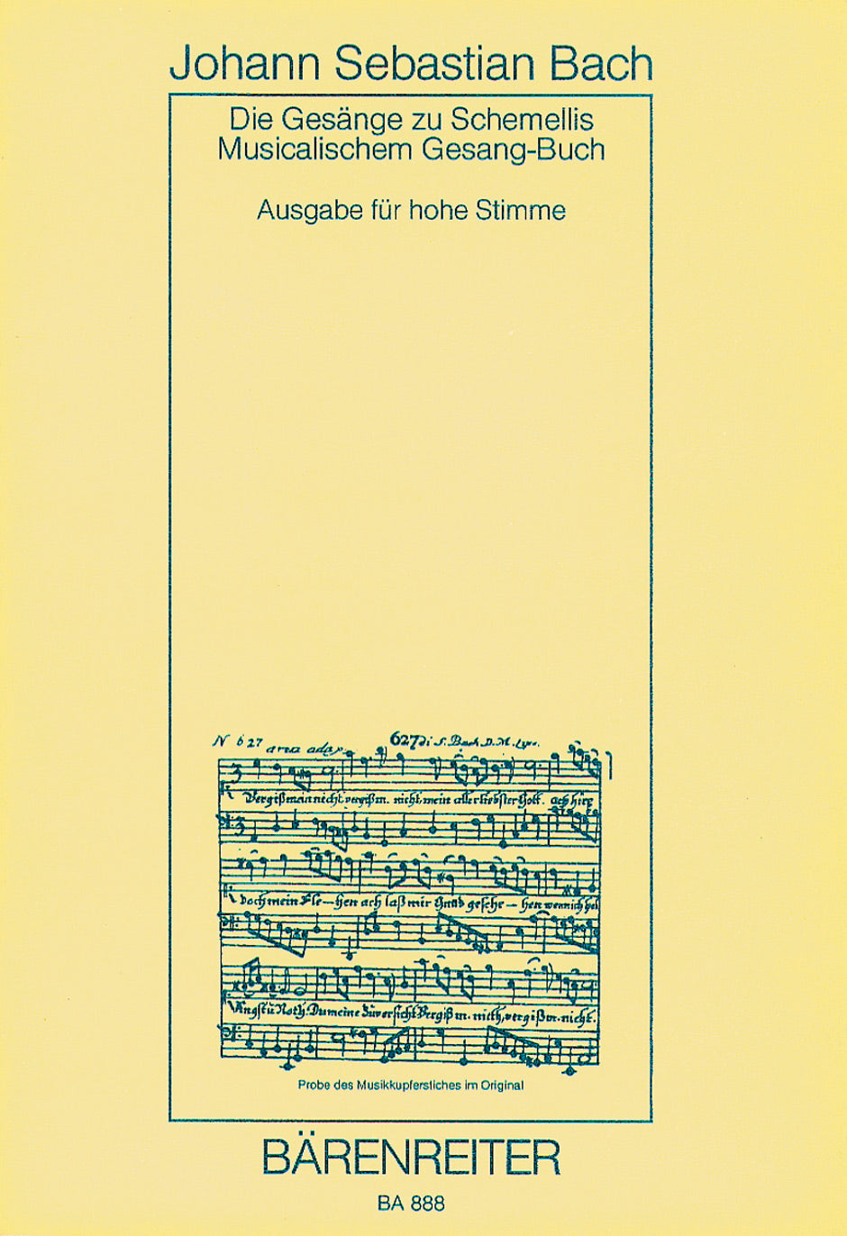 Schemelli Song Book 1736 & 6 Lieder from the Notebook for Anna Magdalena, BWV 439-507, Nos. 511-514, 516, 517