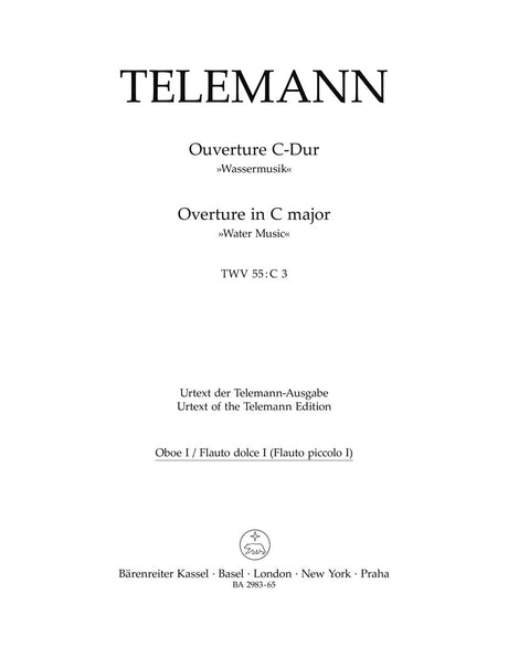 Telemann: Overture in C Major, TWV 55:C3