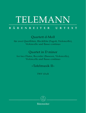 Telemann: Quartet in D Minor, TWV 43:d1 - from "Tafelmusik II"
