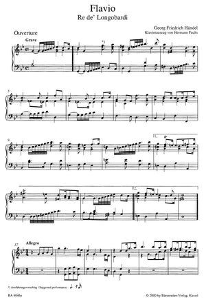 Handel: Flavio, Re de' Longobardi, HWV 16