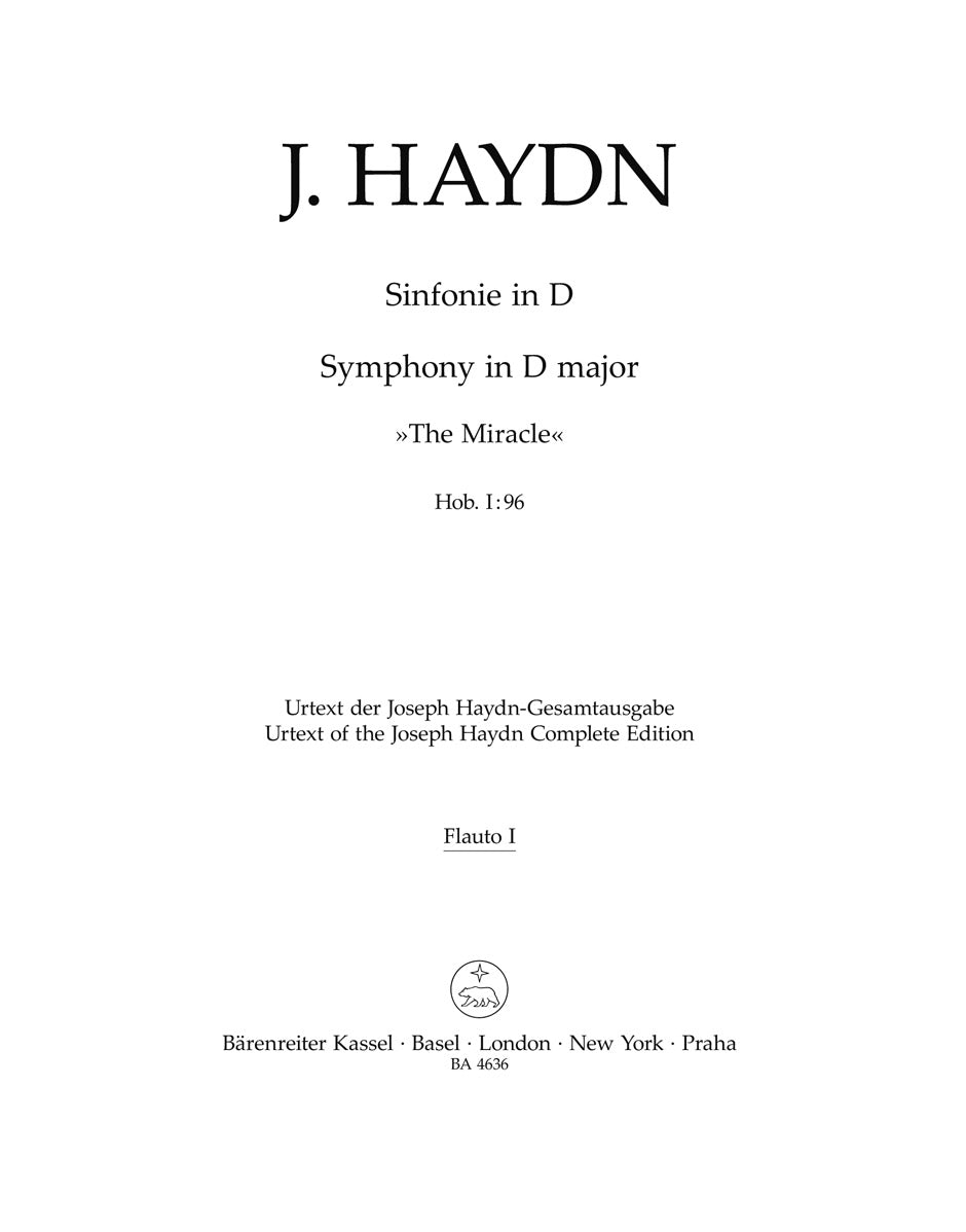 Haydn: Symphony in D Major, Hob. I:96