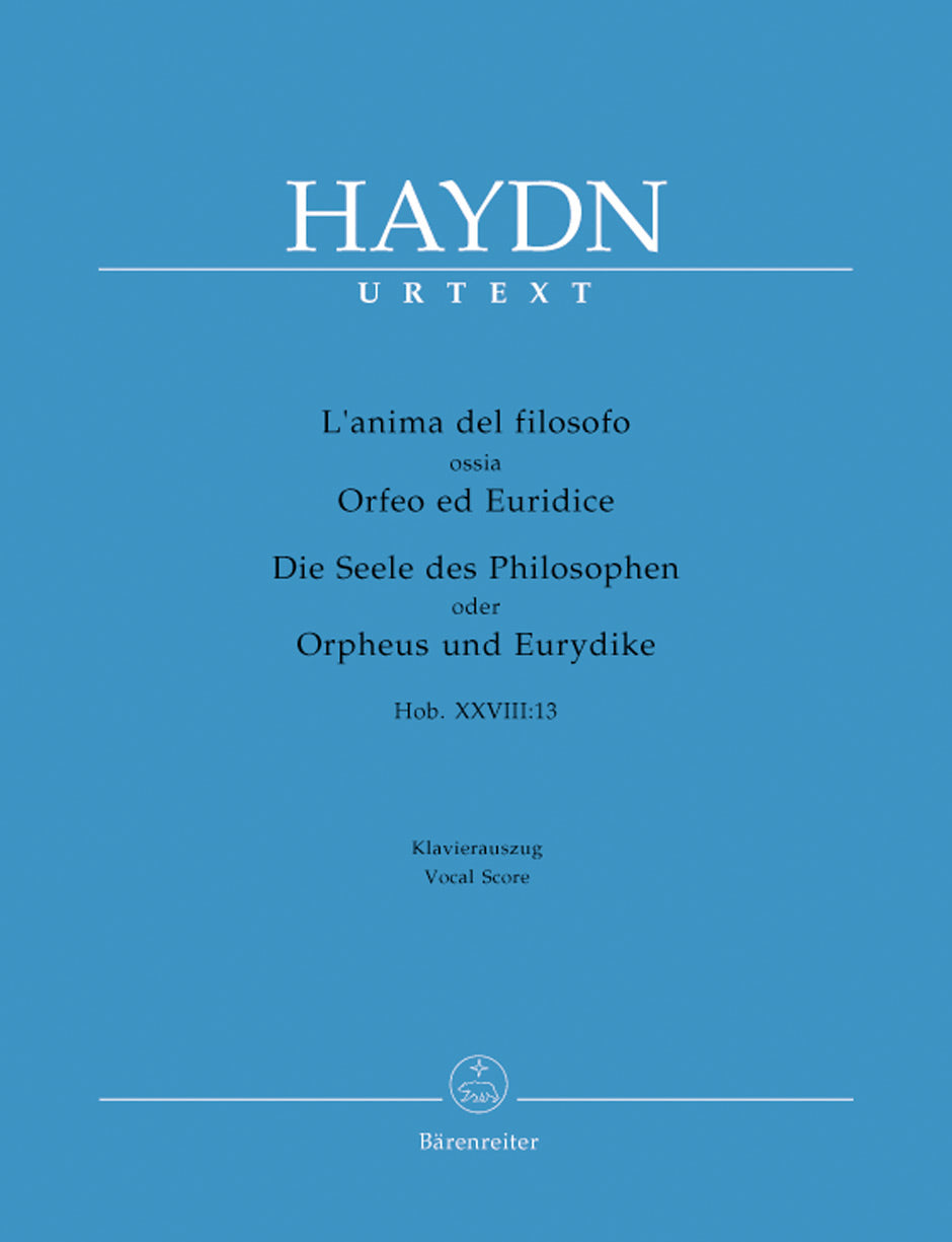 Haydn: L'anima del filosofo ossia Orfeo ed Euridice, Hob.XXVIII:13