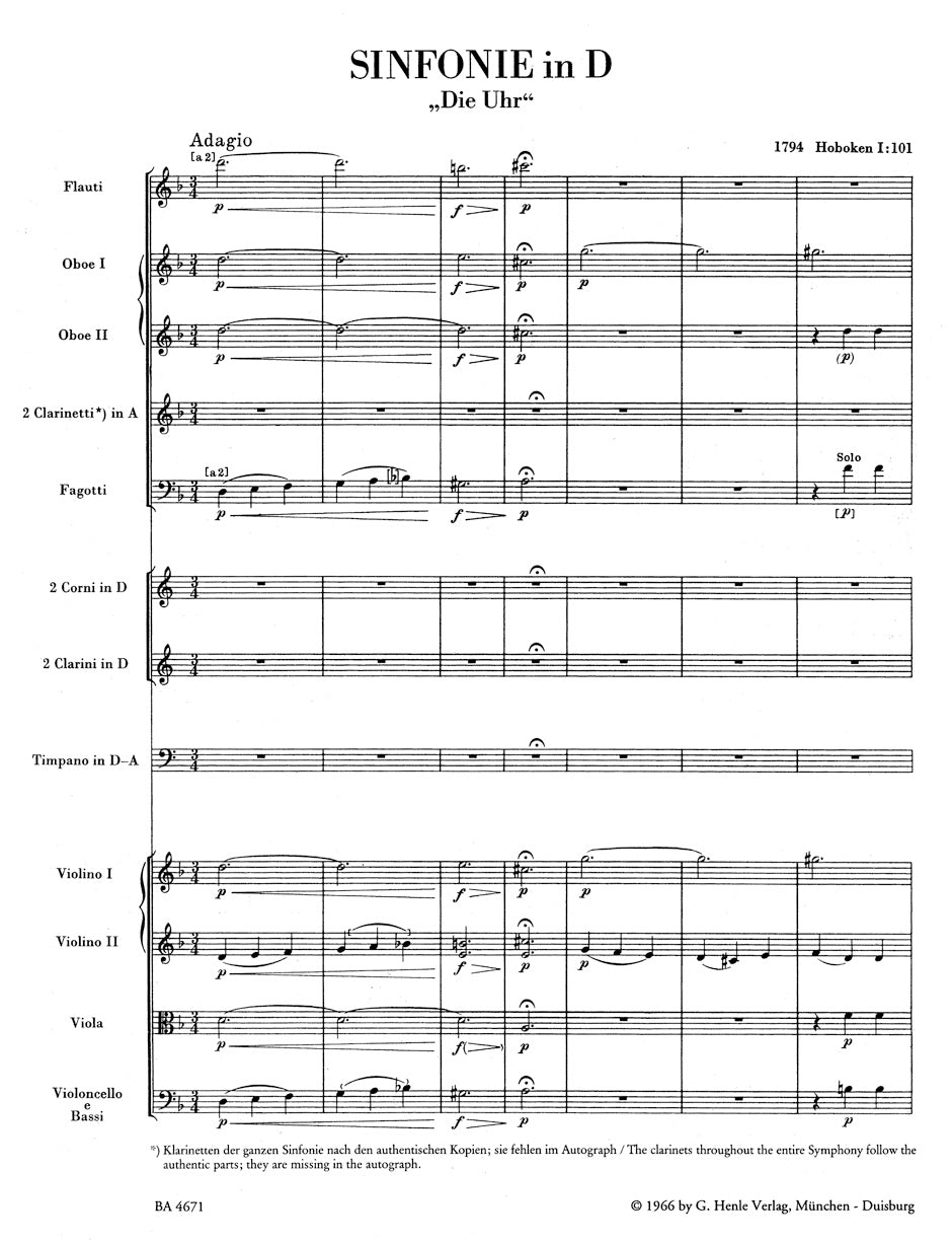 Haydn: London Symphony No. 8 in D Major, Hob. I:101