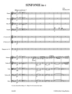 Haydn: Symphony in C Minor, Hob. I:95