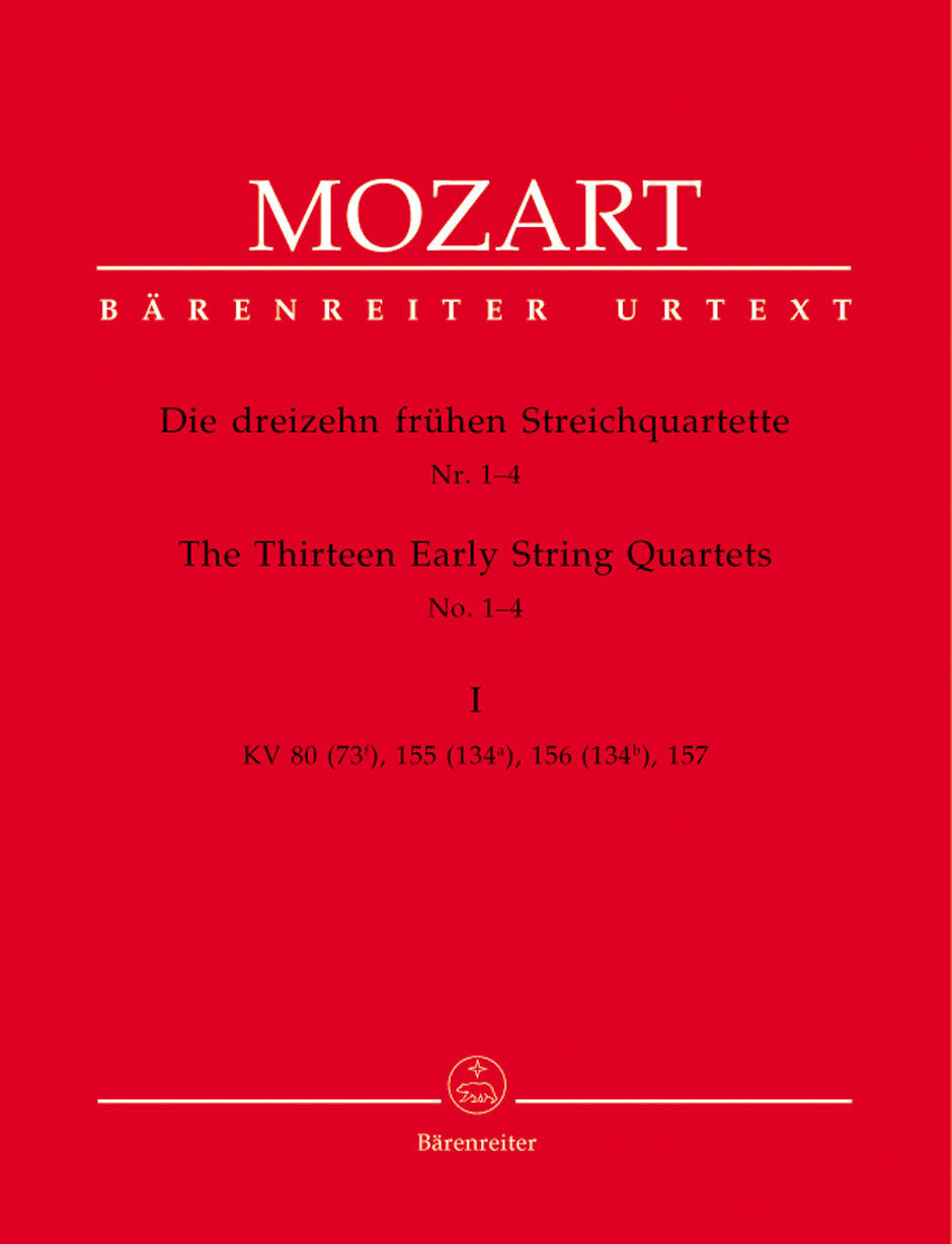 Mozart: The 13 Early String Quartets - Volume 1 (K. 80, 155-157)