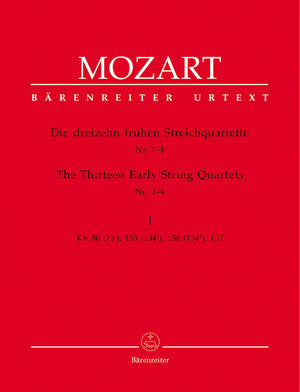 Mozart: The 13 Early String Quartets - Volume 1 (K. 80, 155-157)