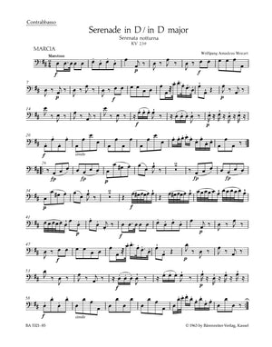 Mozart: Serenade in D Major, K. 239