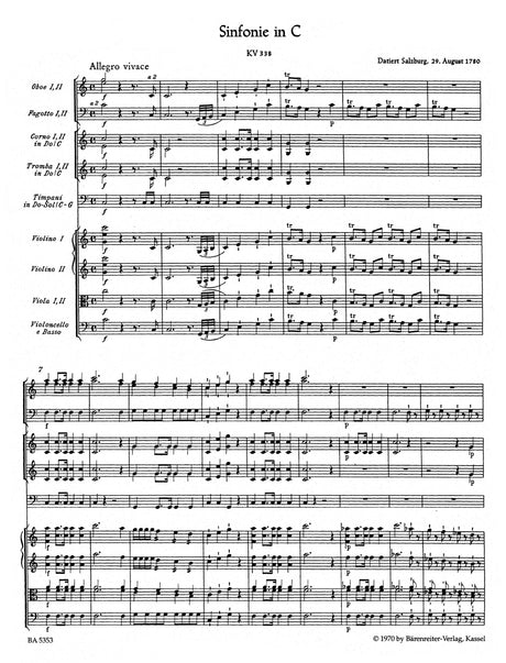 Mozart: Symphony No. 34 in C Major, K. 338