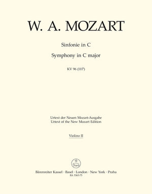 Mozart: Symphony in C Major, K. 96 (111b)
