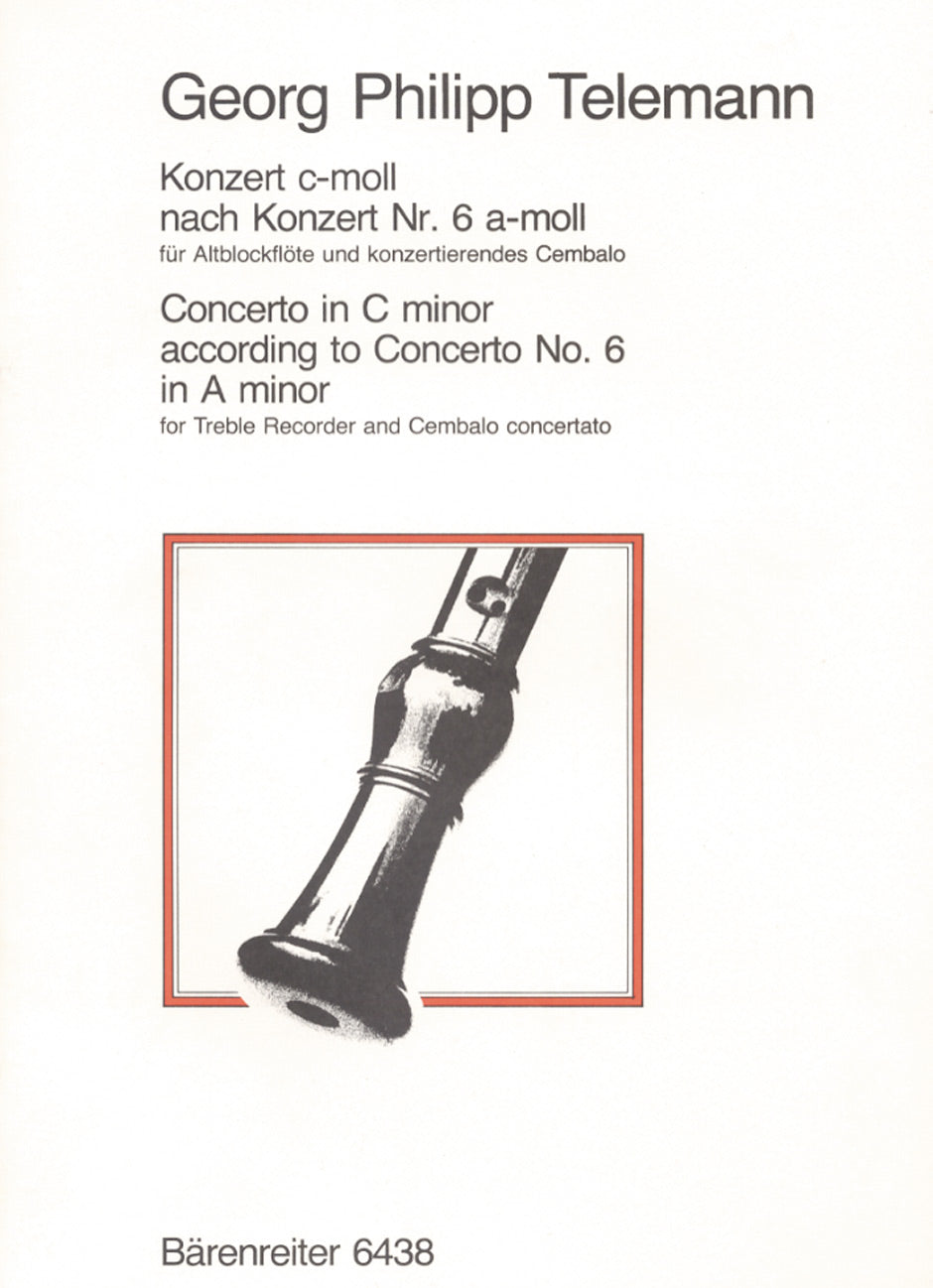 Telemann: Recorder Concerto in C Minor, TWV 42:a2