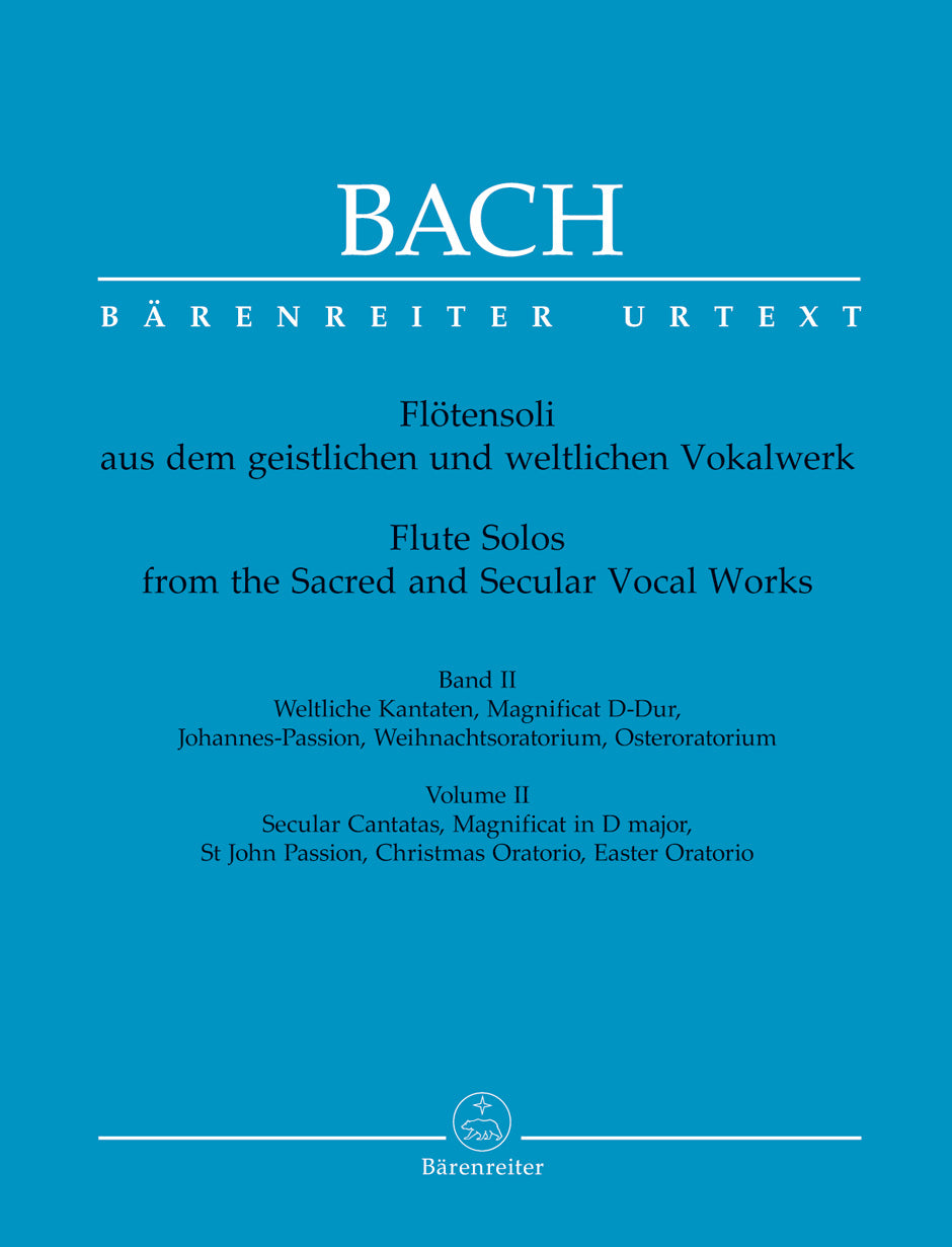 Bach: Flute Solos from the Sacred and Secular Vocal Works - Volume 2