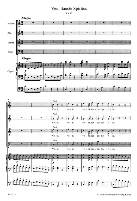 Mozart: Shorter Sacred Works (arr. for solosits, choir and organ)