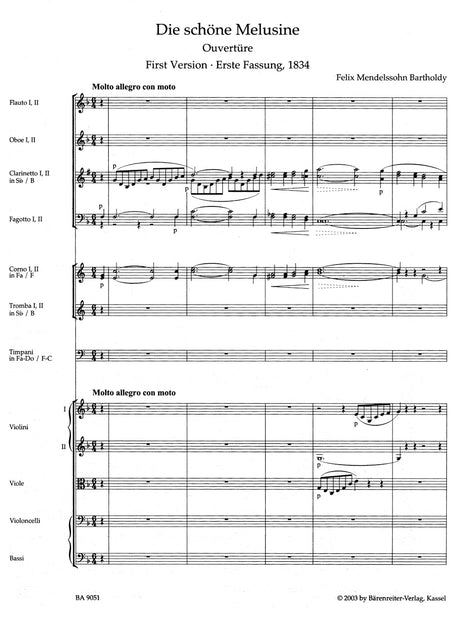 Mendelssohn: Die schöne Melusine, MWV P 12, Op. 32