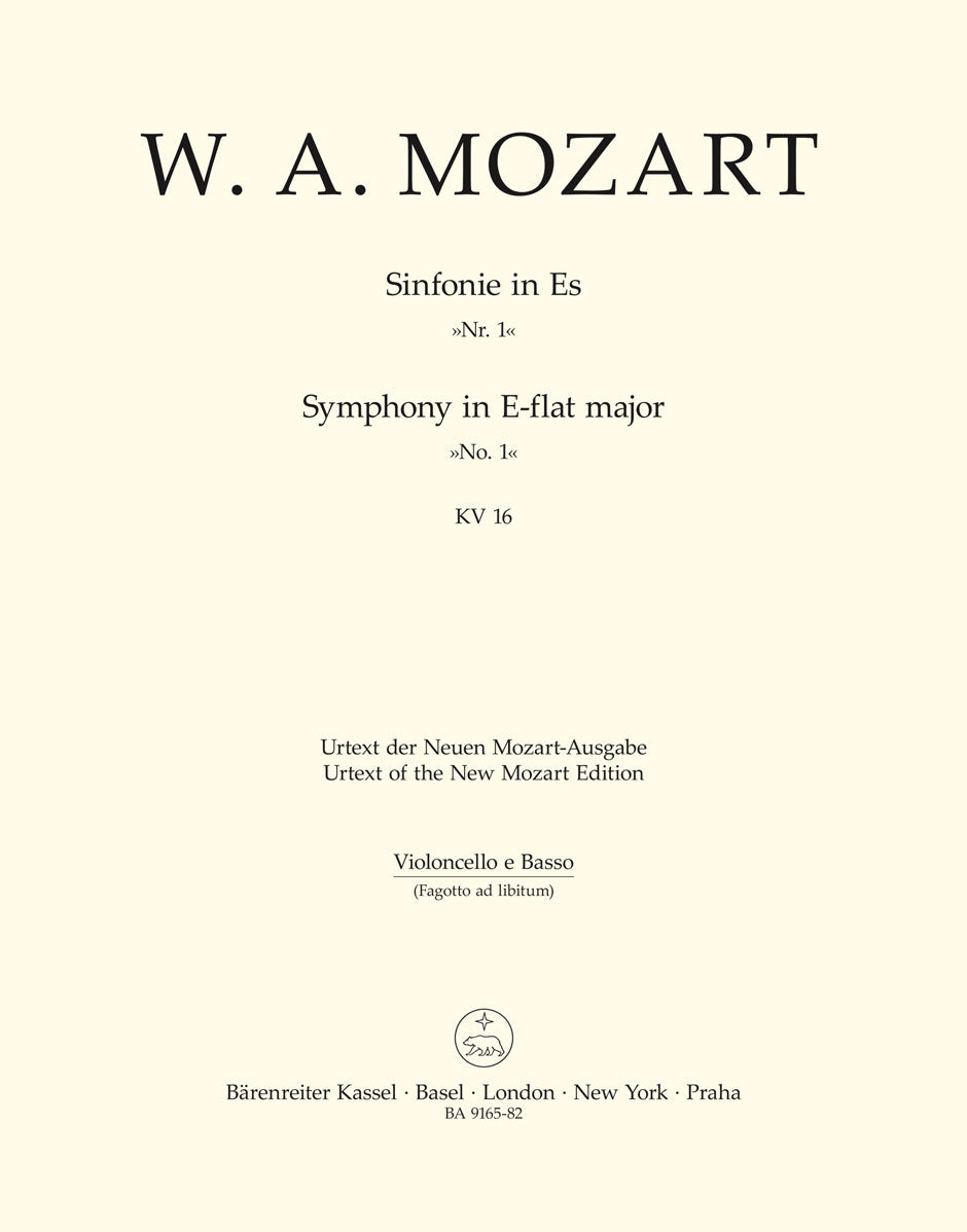 Mozart: Symphony No. 1 in E-flat Major, K. 16