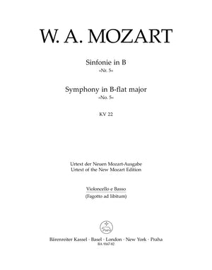 Mozart: Symphony No. 5 in B-flat Major, K. 22
